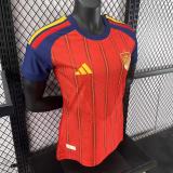 2026-27 Women  Spain home red  Player version soccer  Jersey