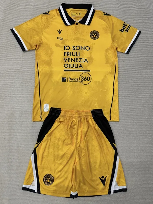 2025-26 Kids Udinese third away  Soccer Jersey