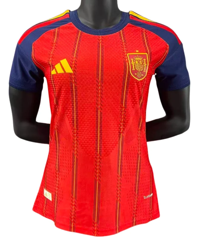 2026-27 Women  Spain home red  Player version soccer  Jersey