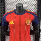 2026-27 Women  Spain home red  Player version soccer  Jersey
