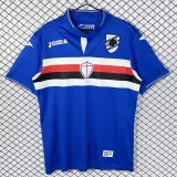 2015-16 Mens Sampdoria Home Retro Soccer Jersey