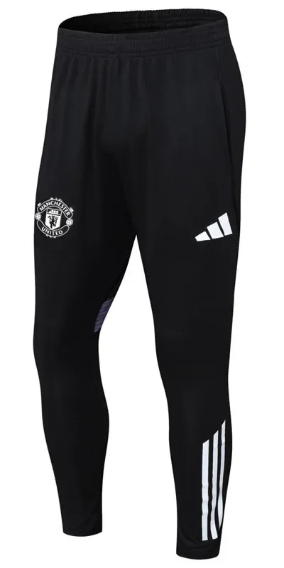 2025-26  Manchester United Black Training Long Pants (Have Pocket)