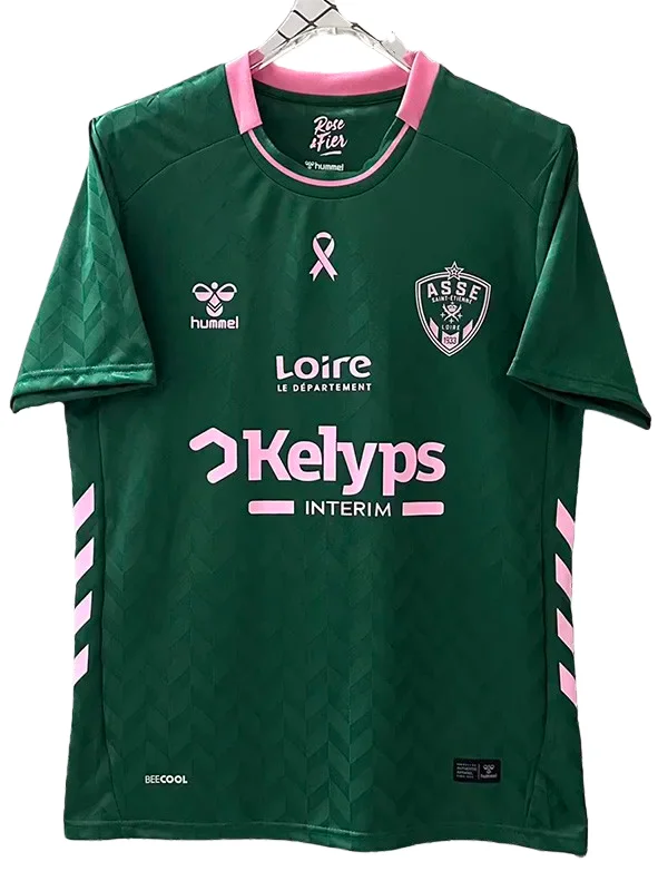 2025-26 Mens Saint Etienne Green Special Edition Fans Soccer Jersey
