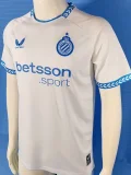2025-26 Mens  Club Brugge KV  away white Fans Soccer Jersey