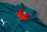 2025-26 Kids AC Milan Green Half Pull Tracksuit  #E25221