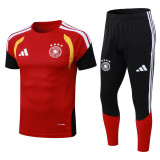 2025-26 Mens Germany  red black Tracksuit  D2603