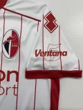 2025-26 Mens Bari home white Fans Soccer Jersey
