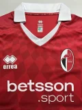 2025-26 Mens Bari Away red Fans Soccer Jersey