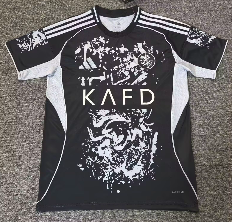 2025-26 Mens Al-Nassr FC Special Edition black soccer Jersey