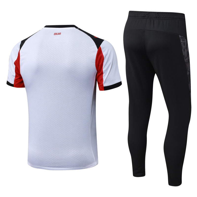 2025-26 Mens  AC Milan  away white black Tracksuit