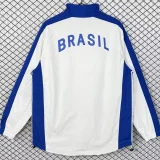 1998 Brazil White Retro Windbreaker