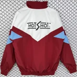 1993-1994 Sevilla White Red Retro Windbreaker