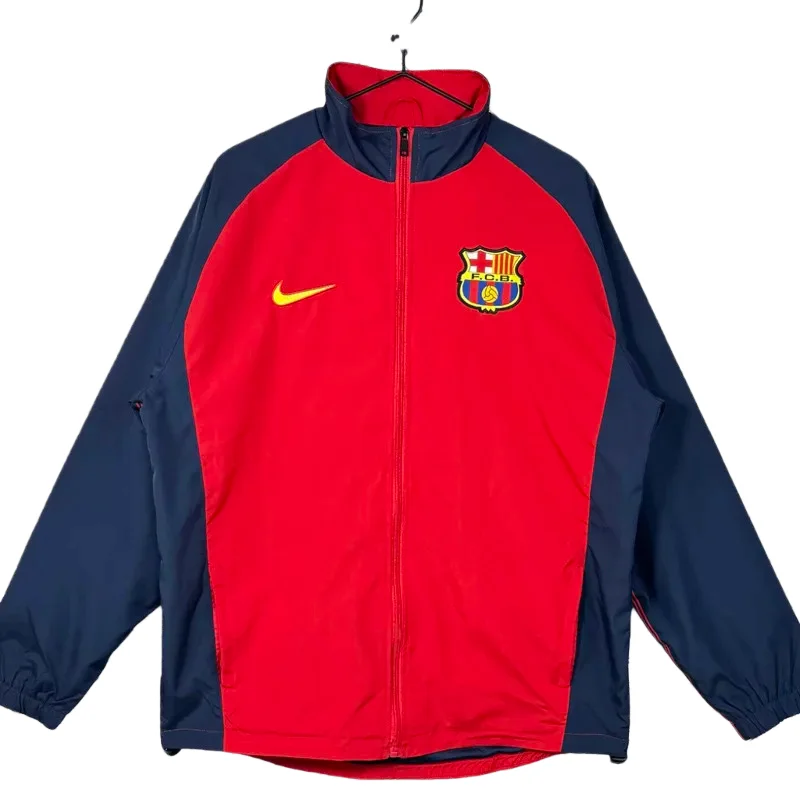 1998-2000  Barcelona Red Retro Windbreaker