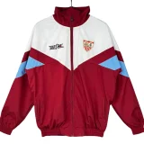 1993-1994 Sevilla White Red Retro Windbreaker