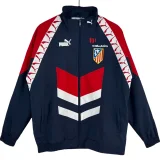 1995-1996 Atletico Madrid Black Red Retro Windbreaker