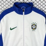 1998 Brazil White Retro Windbreaker
