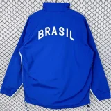 1998 Brazil Blue Retro  Windbreaker
