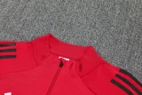 2025-26 River Plate Red Half Pull Tracksuit