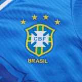 1996 Brazil Away Kids Retro Soccer Jersey