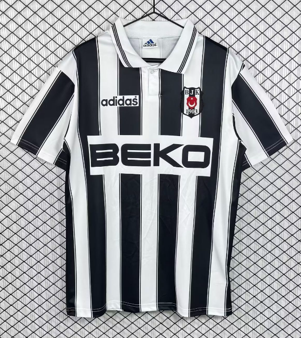 1996-1997 Mens Besiktas retro  Away Soccer Jersey