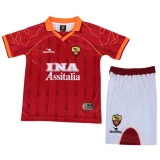 1999-2000 Roma Home Kids Retro Soccer Jersey