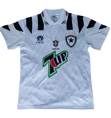 1996 Botafogo Away White Retro Soccer Jersey