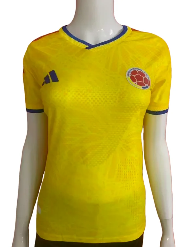 2026-27 Women Colombia home yellow Player  soccer jersey