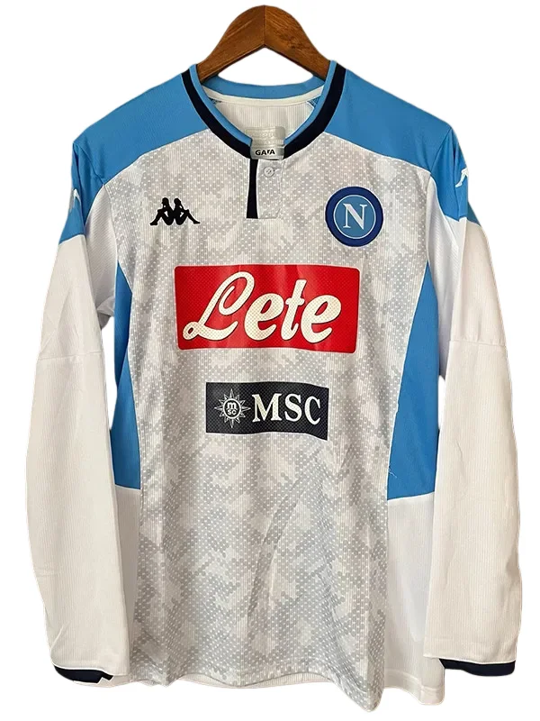 2019-2020 Napoli Third away Long Sleeve Retro Soccer Jersey