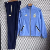 2025-26 Mens Argentina blue Jacket Windbreaker suit