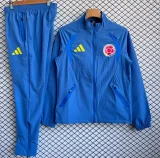 2025-26 Mens Colombia Blue Jacket Windbreaker suit