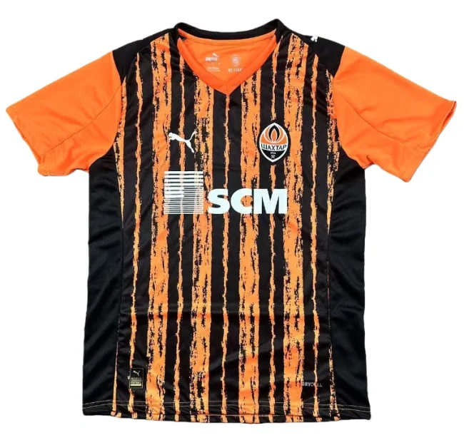 Men's FC Shakhtar Donetsk home orange soccer jersey 2526