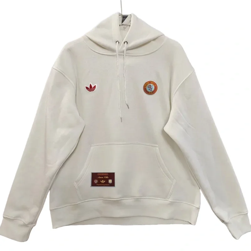 2025-26 Mens Aston Villa white Hoody