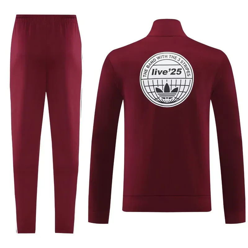 2025-26 Ad Oasis Jujube Red Jacket Tracksuit #AJ22