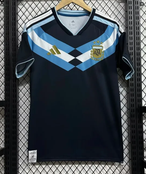 2026-27 Mens Argentina Black Black 90's Model soccer Jersey