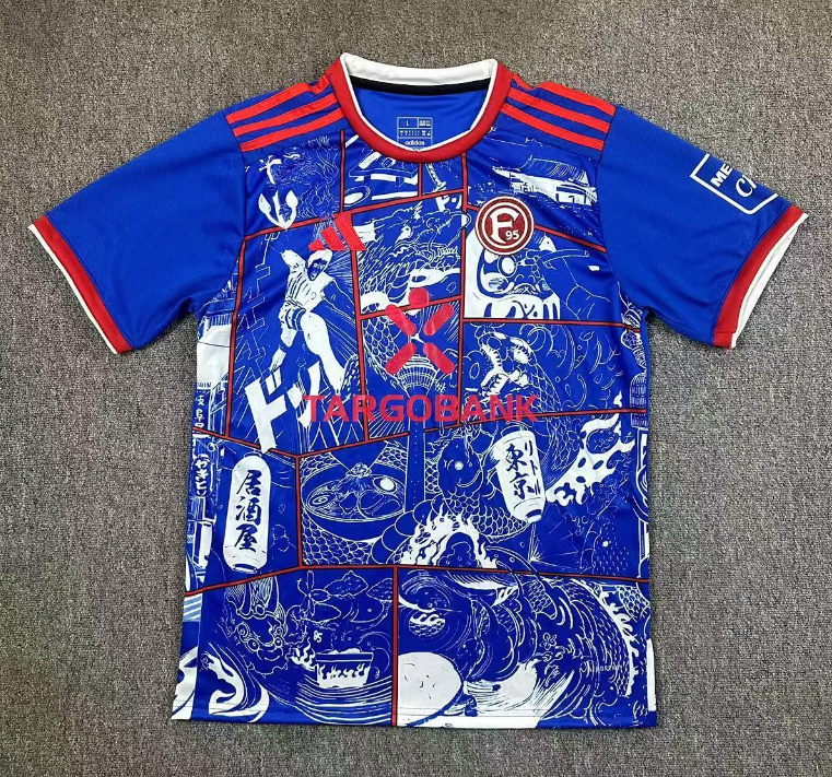 2025-26 Mens Fortuna Dusseldorf Special Edition blue Soccer Jersey