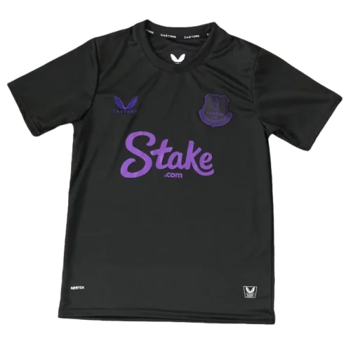 2025-26 Mens Everton fourth away black Soccer Jersey