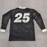 2025-26  Ad Oasis Joint Edition #25 black Polo Long Sleeve  soccer jersey