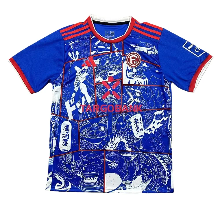 2025-26 Mens Fortuna Dusseldorf Special Edition blue Soccer Jersey