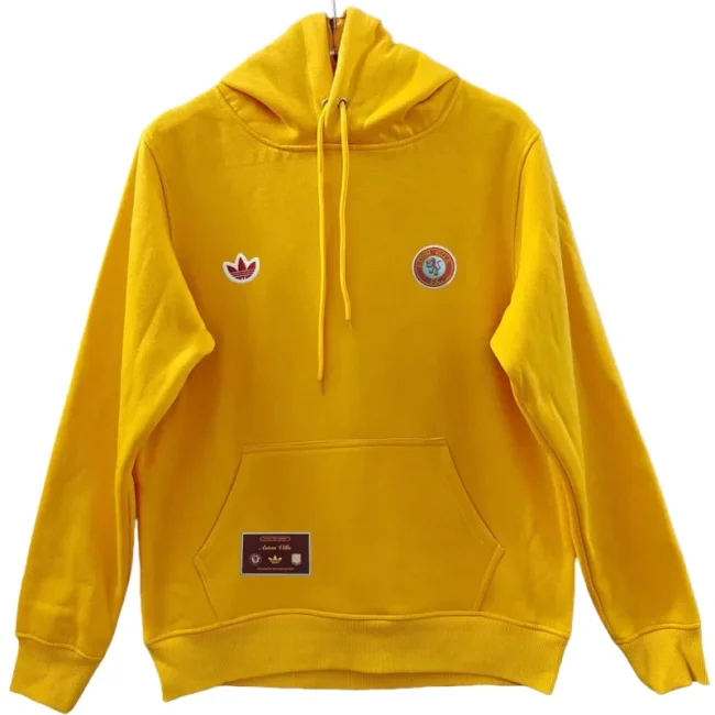 2025-26 Mens  Aston Villa Yellow  Hoody