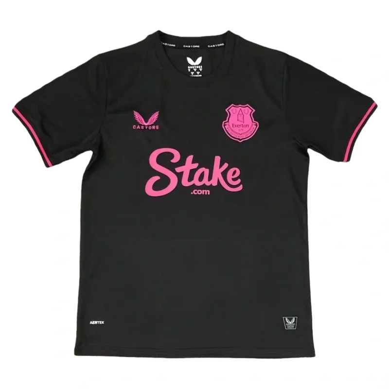 2025-26 Mens Everton fourth away black Soccer Jersey