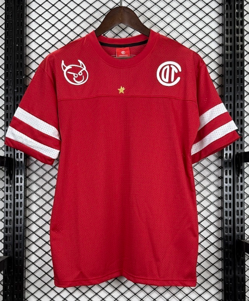 2025-26 Mens Toluca red soccer jersey