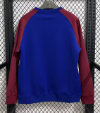 2025-26 Mens Barcelona  retro edition  blue Hoodie (无帽卫衣)