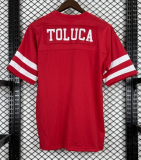 2025-26 Mens Toluca red soccer jersey