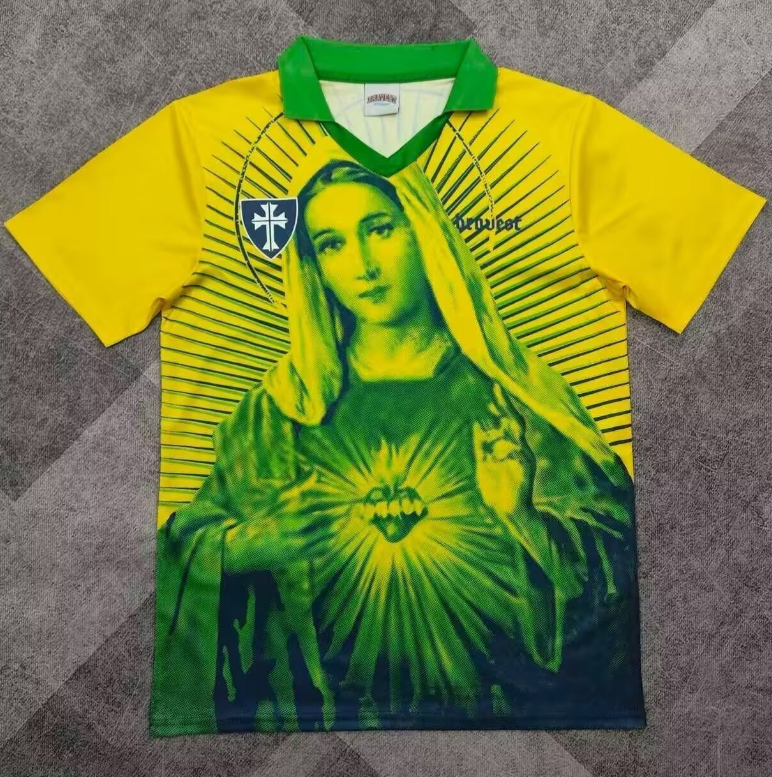 2025-26 Mens Brazil green Special Edition soccer jersey