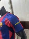 2026-27 Mens Barcelona blue red Player version soccer Jersey