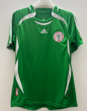 2006-07 Mens Nigeria  Home  Retro green soccer Jersey