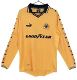 1998-99 Mens Wolves Home Long Sleeve Retro Soccer Jersey