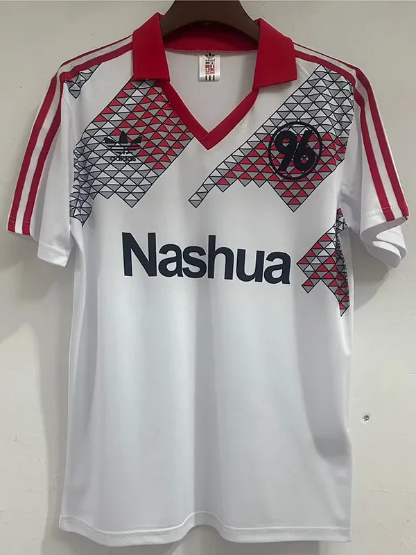 1991 Hannover 96 White Retro Soccer Jersey