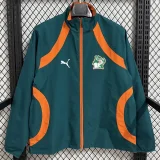 2025-26 Ivory Coast Orange & Green Double Sided Windbreaker