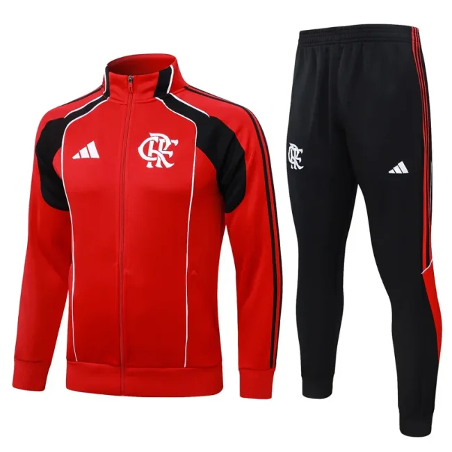 2025-26 Flamengo Red Jacket Tracksuit  #A25109